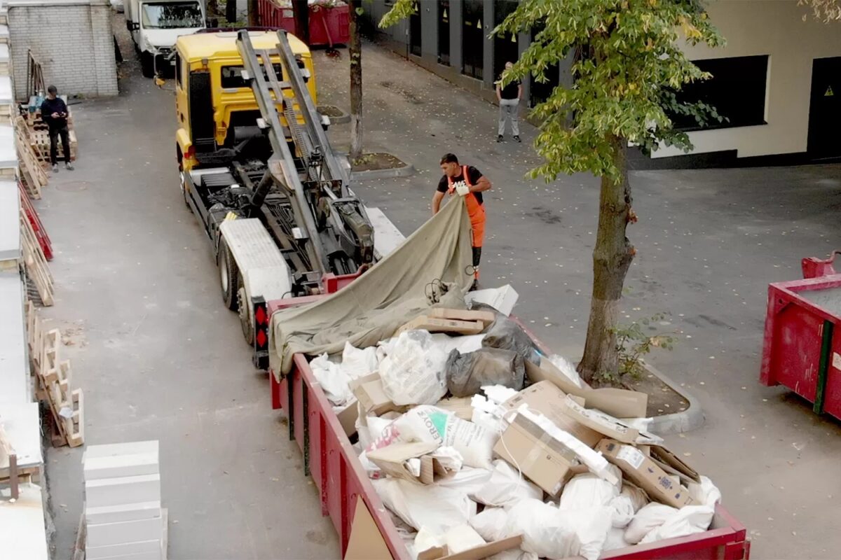 The renovation is finished. The debris is not